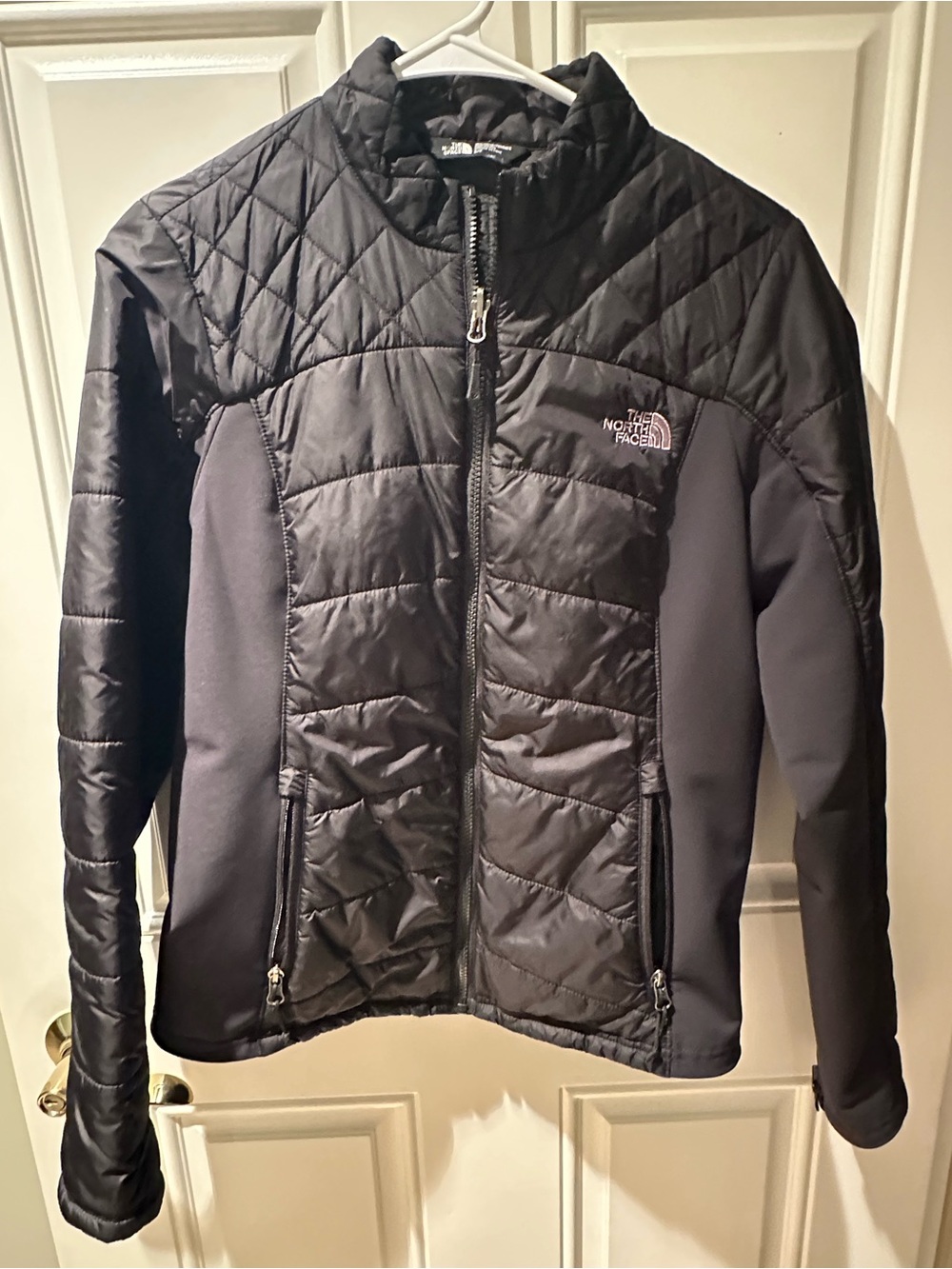 The North Face Women's Black Quilted Hybrid Jacket